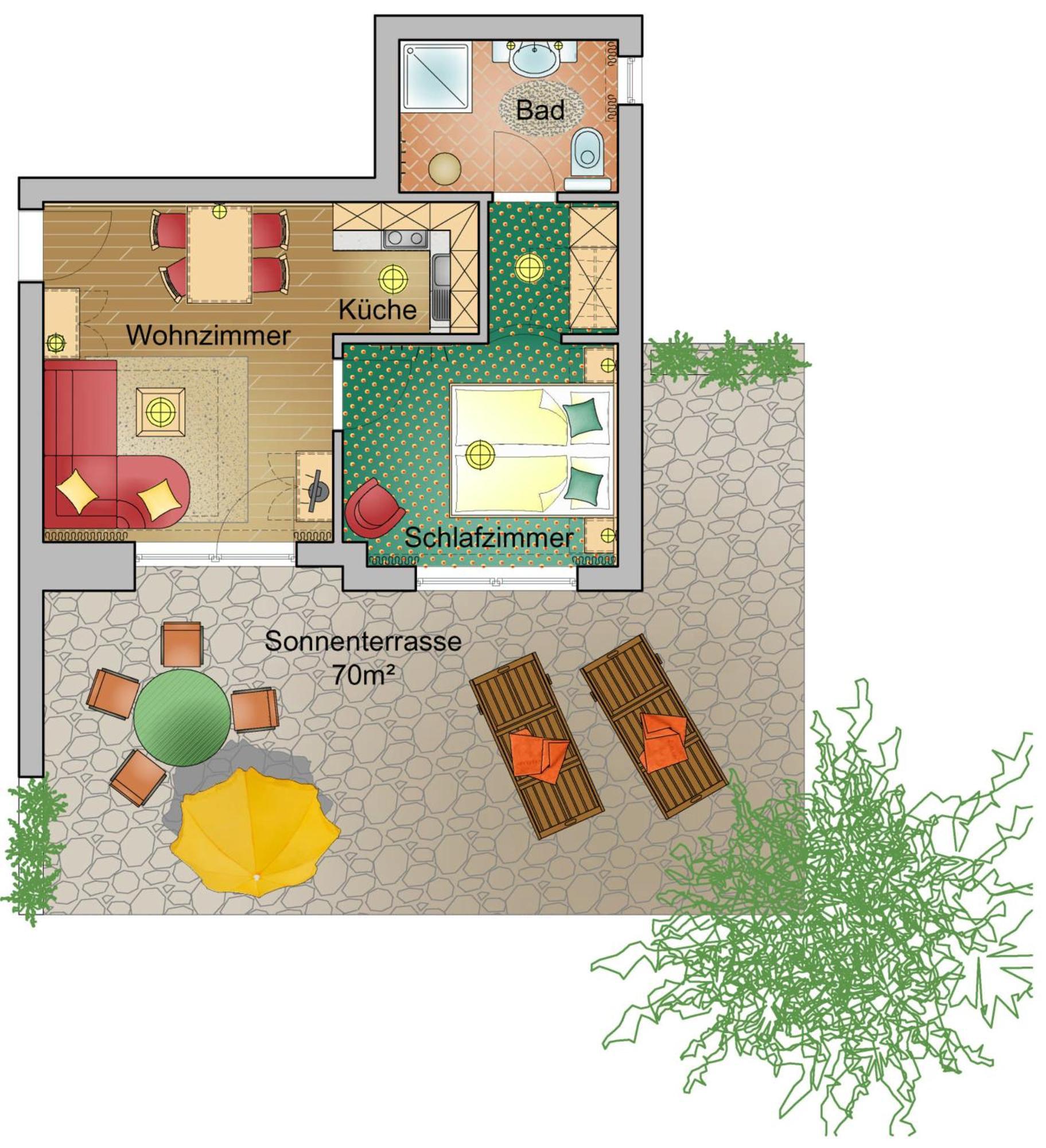 Appartements Kristall อับเทเนา ภายนอก รูปภาพ